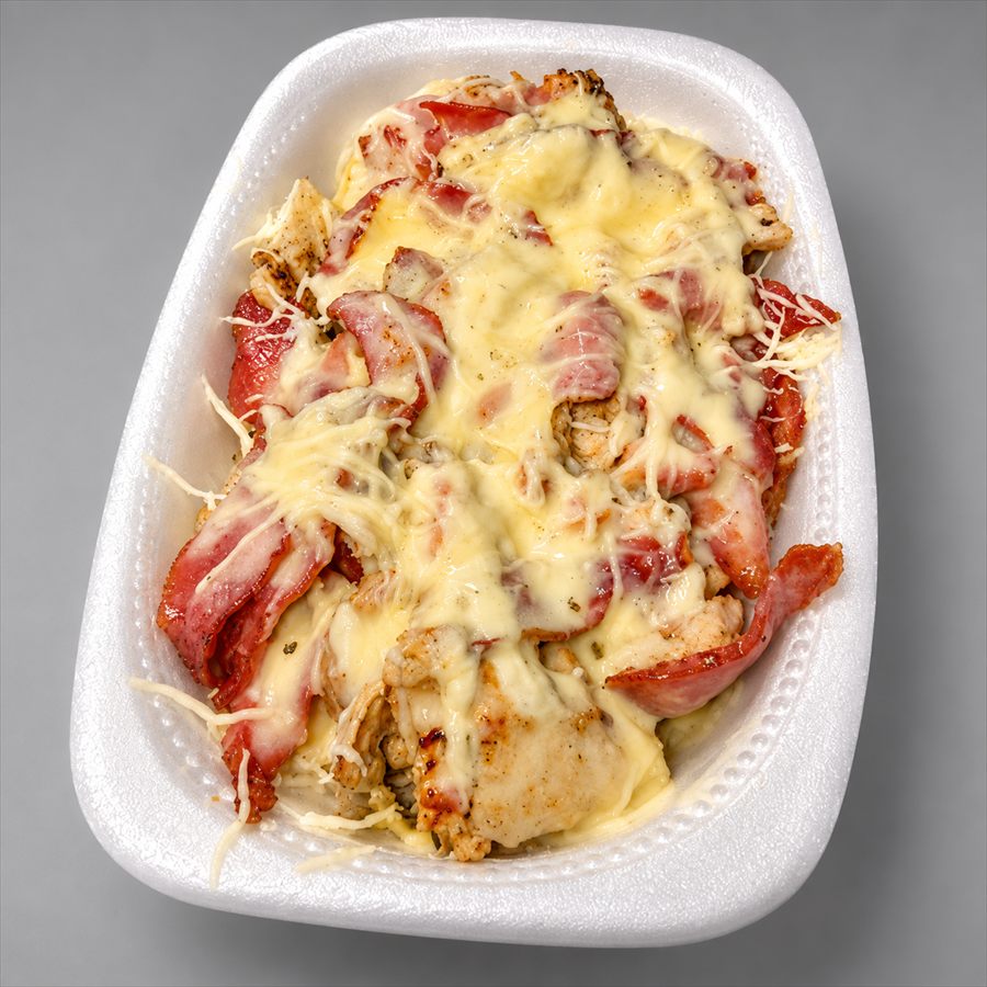 Arepa picada ranchera