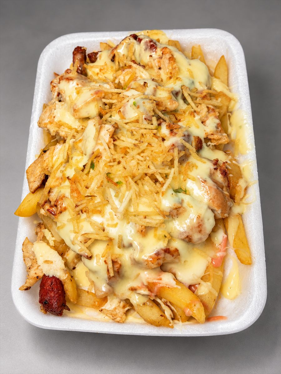 Chuzo desgranado pollo ranchera