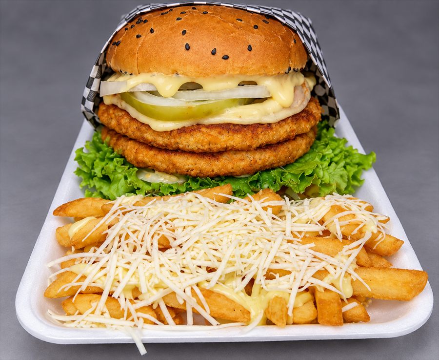 Doble apanada de pollo